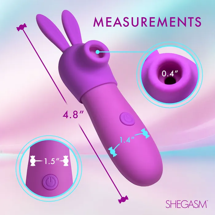 Female Sex Toys Shegasm Bunny Sidekick Suction Clit Stimulator