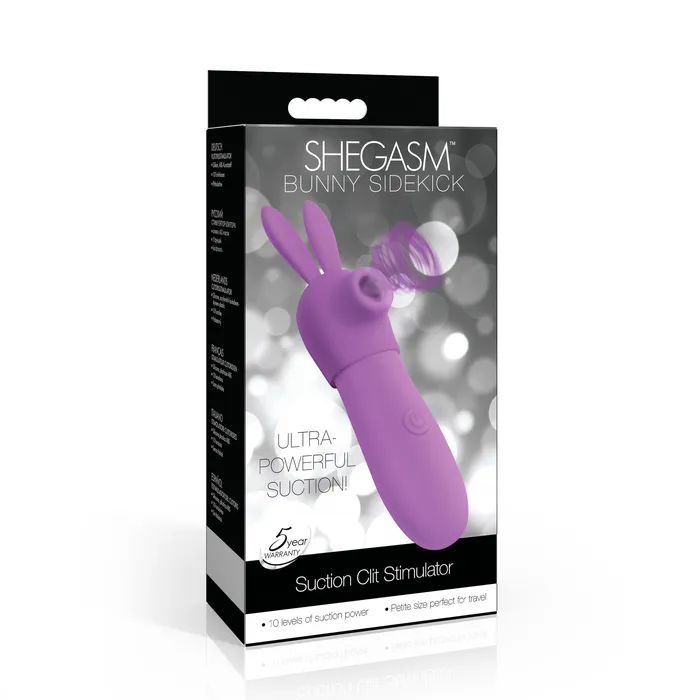 Female Sex Toys Shegasm Bunny Sidekick Suction Clit Stimulator