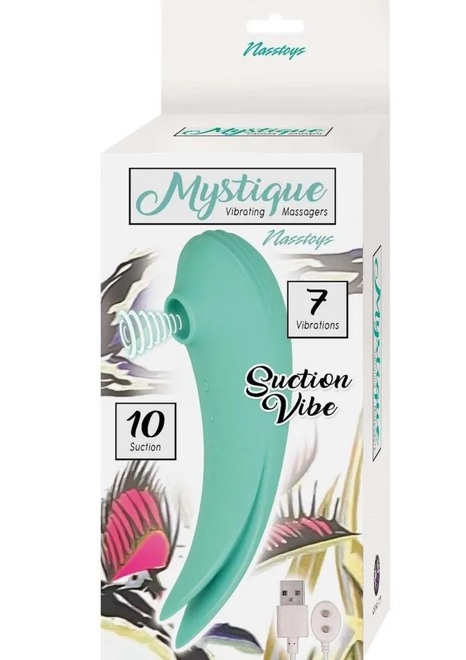 Mystique Female Sex Toys Mystique Suction Vibrating Rechargeable Silicone Massager
