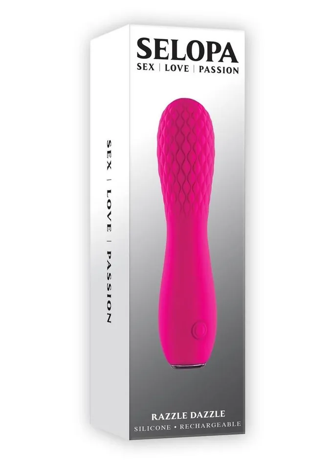 Selopa Razzle Dazzle Rechargeable Silicone Vibrator Selopa Female Sex Toys