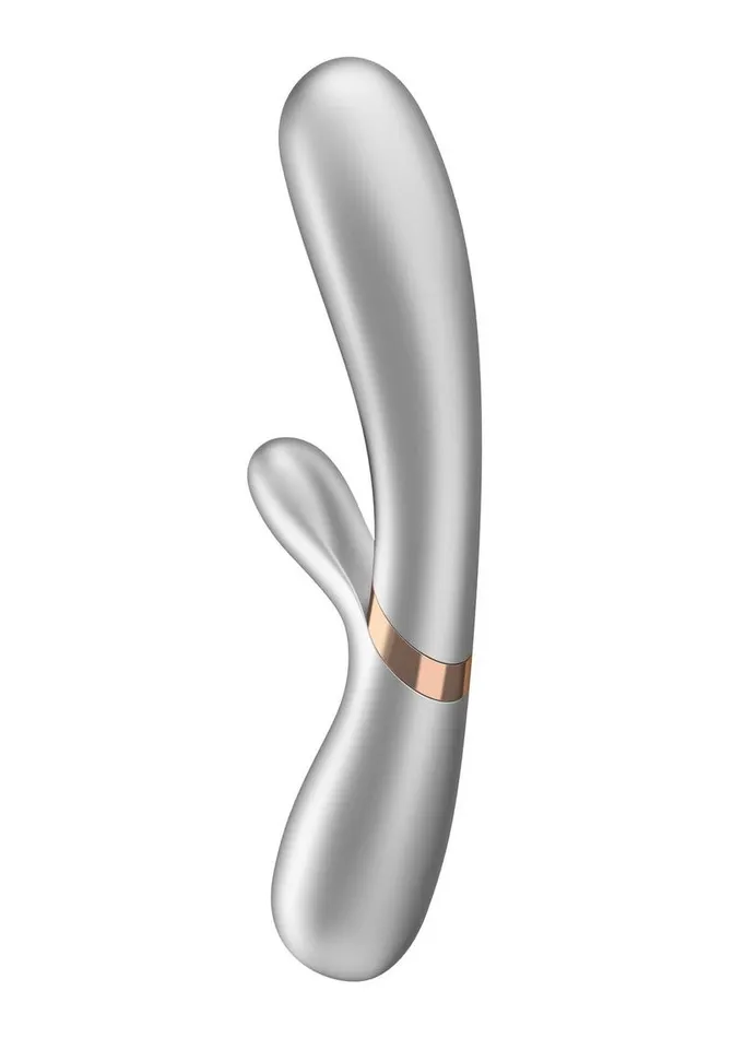 Satisfyer Hot Lover Rechargeable Silicone Warming DualStim Vibrator Satisfyer Female Sex Toys