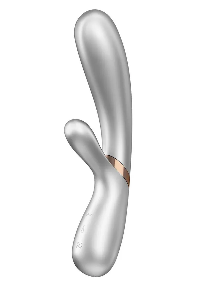 Satisfyer Hot Lover Rechargeable Silicone Warming DualStim Vibrator Satisfyer Female Sex Toys