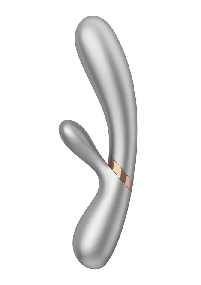 Satisfyer Hot Lover Rechargeable Silicone Warming DualStim Vibrator Satisfyer Female Sex Toys